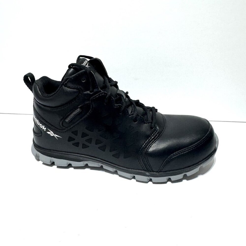 Reebok Mens Sublite Cushion Work Sneaker Black Size 8 M